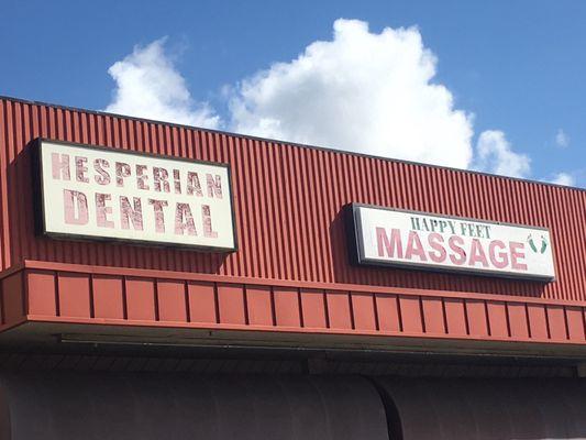 Happy Feet Massage Store Front, San Lorenzo, CA.