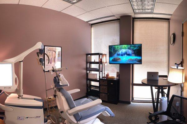 TMS Oregon's treatment room