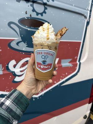 The Naughty Biscotti Iced Latte