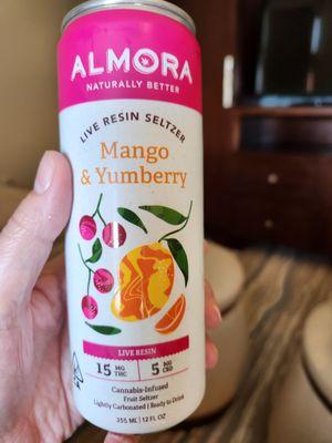 Mango and yumberry drink.