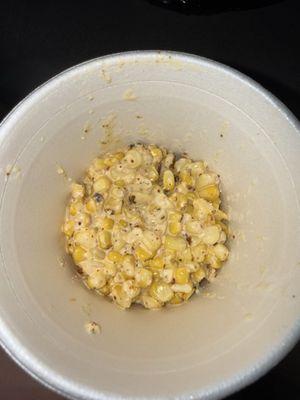 Street corn off the cob