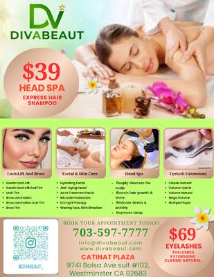 Diva Beaut - Eyelash Extensions -Eye Brow-Head Spa