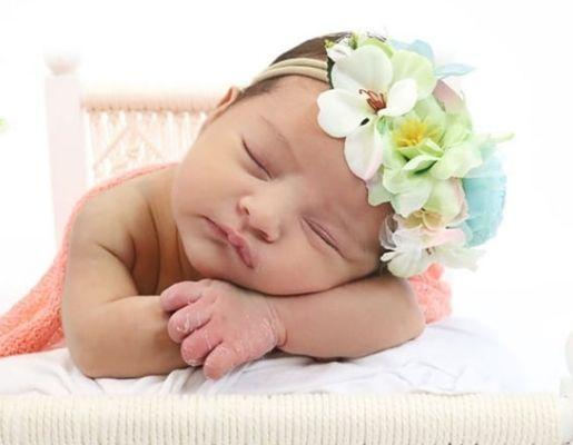 A beautiful princess in her bed