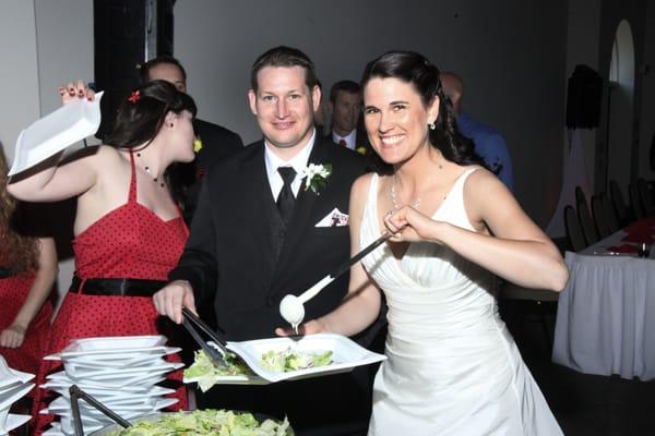 The food was oh so delicious. I just wish I had time to eat more.