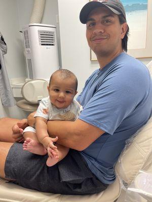 Dad before root canal