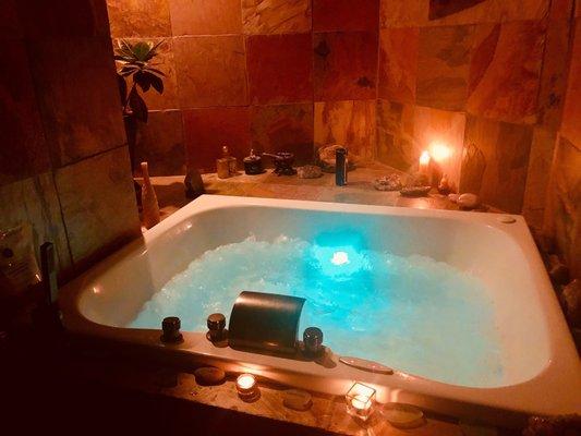 Luxurious bathing rituals and healing soaks