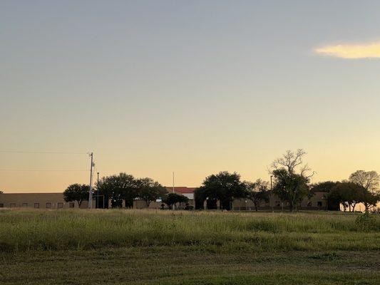CAST Med High School from the Greenline side