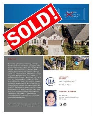 Sold above listing price by 15K