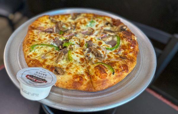 PHILLY CHEESESTEAK pizza