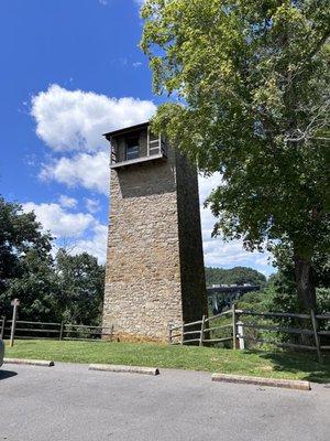 Shot Tower from the parking lot