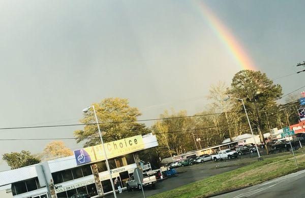 Be A Rainbow In Someone Else's Cloud Door