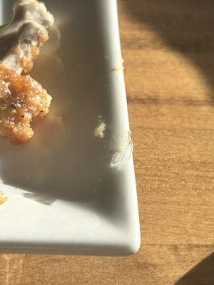 Hard plastic found in poke nachos
