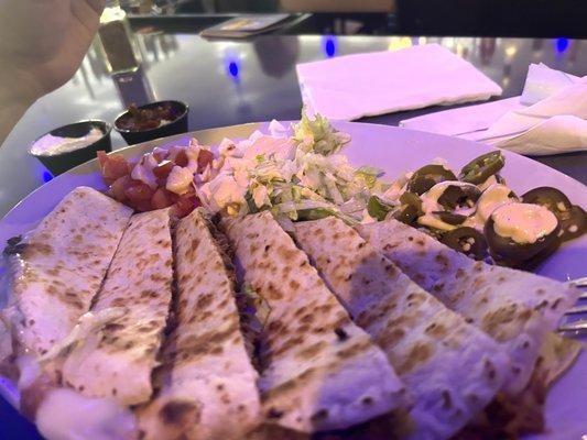 Pulled pork quesadilla