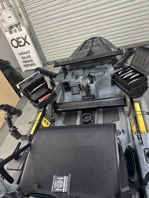 Native titan x Ketch board Yak attack track packs 3600 plano Yak attack rod holders