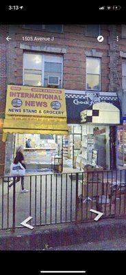 Shares a space in the back which houses "chock full o' nuts"