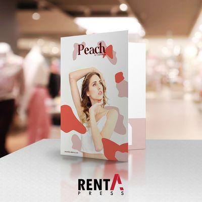 9" x 12" trade presentation folders. Select single- (4/0) or double-sided (4/4) in full edge-to-edge color.