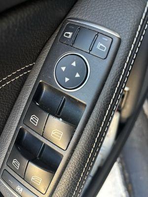 Window nobs damaged.