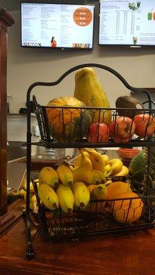 Fresh fruit ingredients