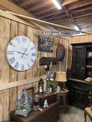 One of the booths inside Back Then Right Now Flea Market