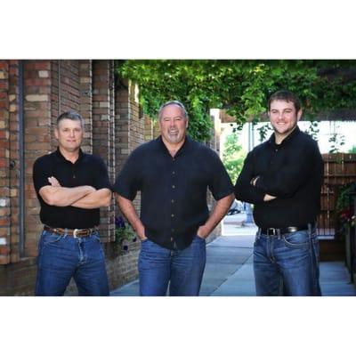 Bobby Boe, Craig Huckaby, and Kiel Roling of the Huckaby Team