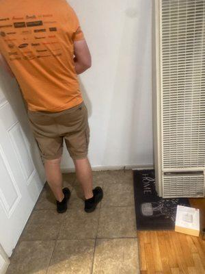 Technician doing a great job.