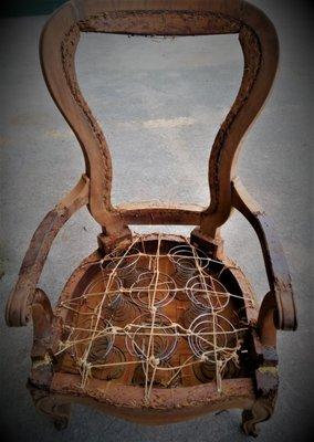 Antique chair before