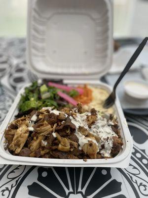 Shawarma Dinner Lamb and Chicken Mix
