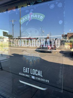 TacOklahoMayo! Signs and shirts are awesome!