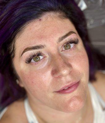 combination brows by niamh o'connell at brow magic cosmetic tattooing (permanent makeup / cosmetic tattoo boston / dedham, massachusetts)