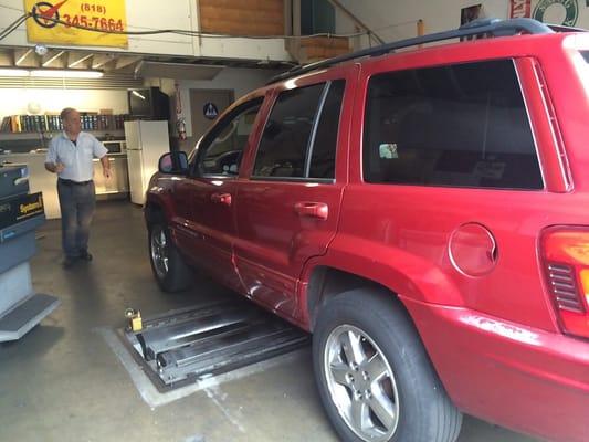 Really nice man owns this shop. $48 to smog it