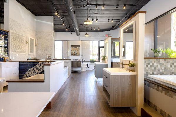 This is a pretty large showroom with tons to explore