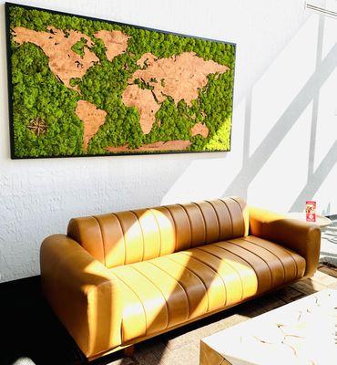 Custom World Map for Heart to Heart International.