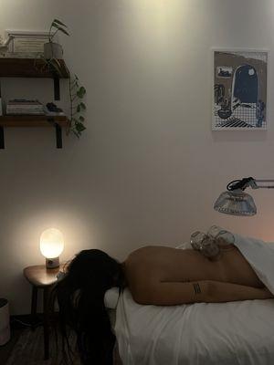 Cupping in the studio!