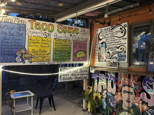 The taco place that sits in the same lot