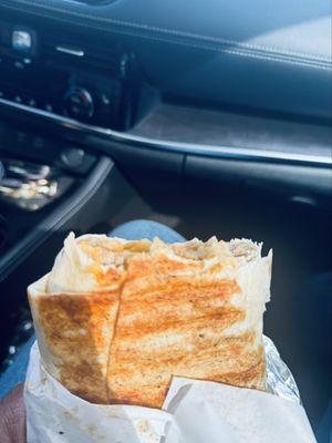 Breakfast sausage burrito