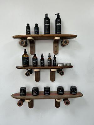 Product shelves