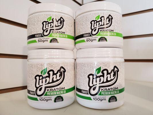 We carry one of the widest assortments of Kratom pills, powders and drinks available in our city!
