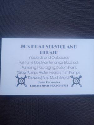 JC's Boat Mobile Service and Repair