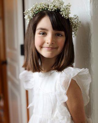 First communion dresses.