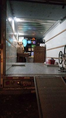 truck was plenty big enough, Tonya did a great job reassuring us that 3 bedroom house , and antique furniture would fit in just one load.