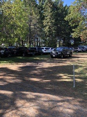 One of the smaller lots