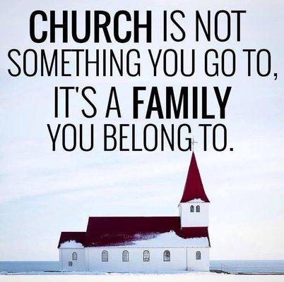 That's what The Vineyard is! A Family you belong to.