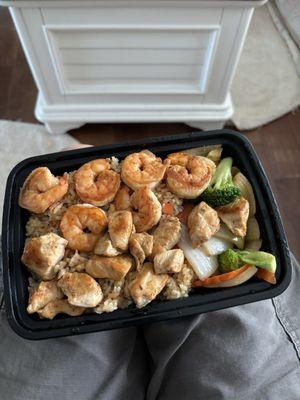 Shrimp and chicken my husband loved !