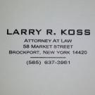 Larry R Koss