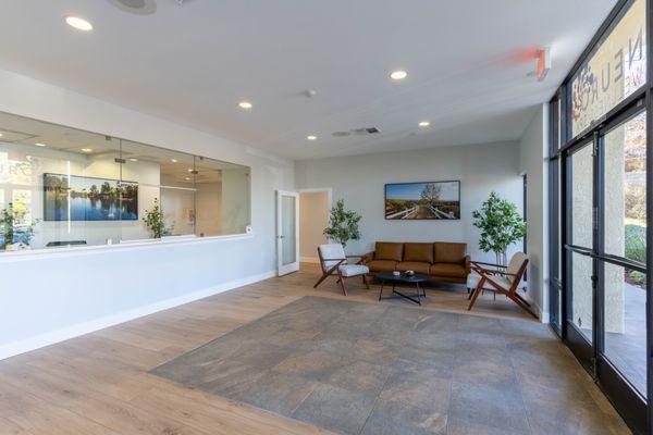 Waiting area and reception