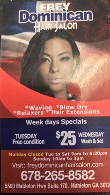 Frey Dominican Salon