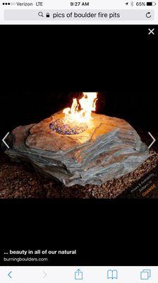 Gas fire rock in layton utah