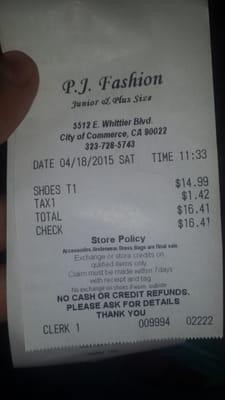 I just bought the shoes yesterday! The Asian B at the counter wouldn't let me exchange for other pair or anything of same price.. wtf!