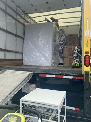 Packing up the Penske carefully