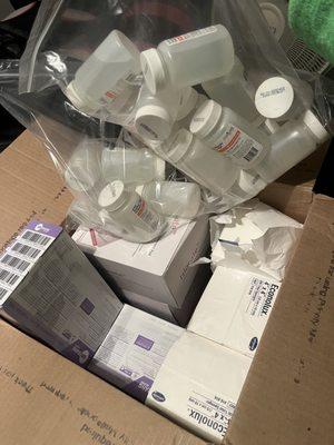 Supplies needed for procedure I just had that my primary doctor didn't provide or at least tried to help me get!!